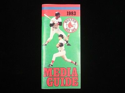 1983 Boston Red Sox Baseball Media Guide EX