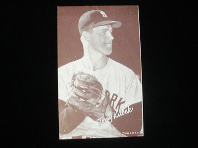 1947 - 66 Exhibit Card Tony Kubek New York Yankees Dark Background EX-MT