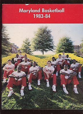 1983/1984 NCAA Basketball Yearbook Maryland EX