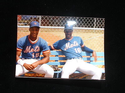 3.5" by 5" New York Mets Dwight Gooden Darryl Strawberry 1988 Kodak Photograph