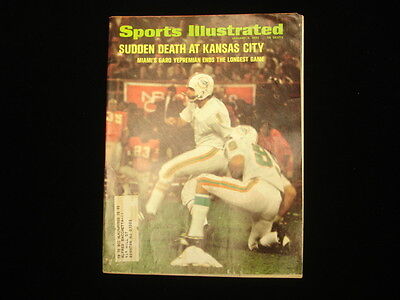 January 3, 1972 Sports Illustrated Magazine EX-MT