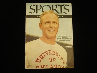 September 12, 1955 Sports Illustrated Magazine Newsstand Edition EX+