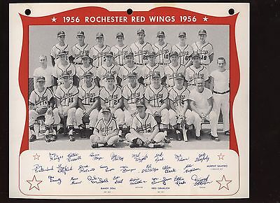 1956 Rochester Red Wings International League Baseball Team Photo NRMT