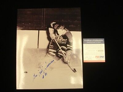 Red Sullivan Chicago Black Hawks Autographed 8" x 10" Photograph PSA/DNA