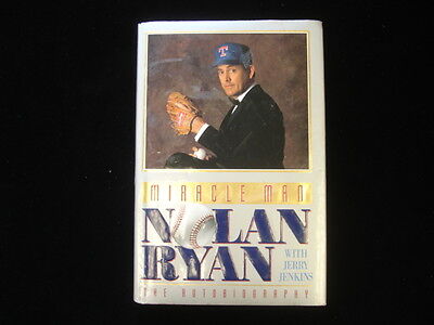 Miracle Man by Nolan Ryan Autographed B & E Hologram