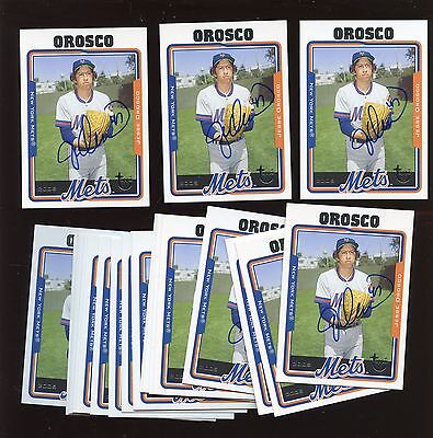 2005 Topps Baseball Card #65 Jesse Orosco (25) Autographed NM/MT