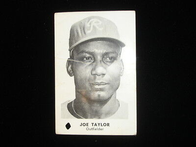 1956 Seattle Rainiers Popcorn Joe Taylor Minor League Baseball Card G/VG