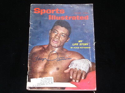 Floyd Patterson Autographed Sports Illustrated Magazine B&E Holo