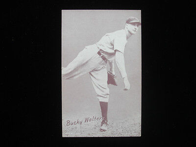 1947 - 1966 Bucky Walters Exhibit Card EX-MT