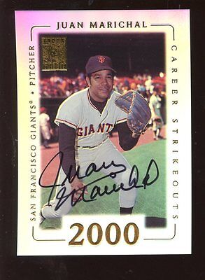 2002 Topps Autographed Card Juan Marichal NM/MT