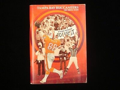 1980 Tampa Bay Buccaneers Football Media Guide EX