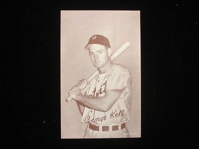 1947-66 Baseball Exhibit Card George Kell - Detroit Tigers - EX