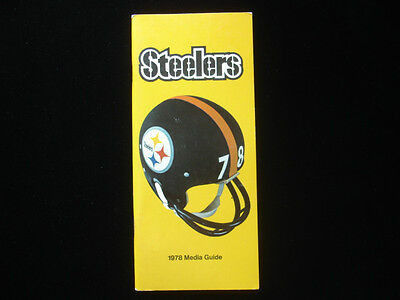 1978 Pittsburgh Steelers Media Guide EX