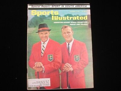 November 12, 1962 Sports Illustrated Magazine Arnold Palmer, Sam Snead Cover EX