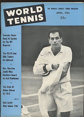 April 1961 World Tennis Magazine EX+