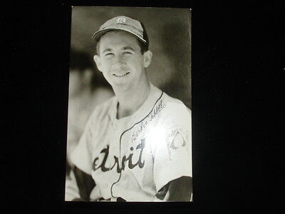 3.5" x 5.5" Birdie Tebbetts Autographed Photo Post Card PSA/DNA Cert