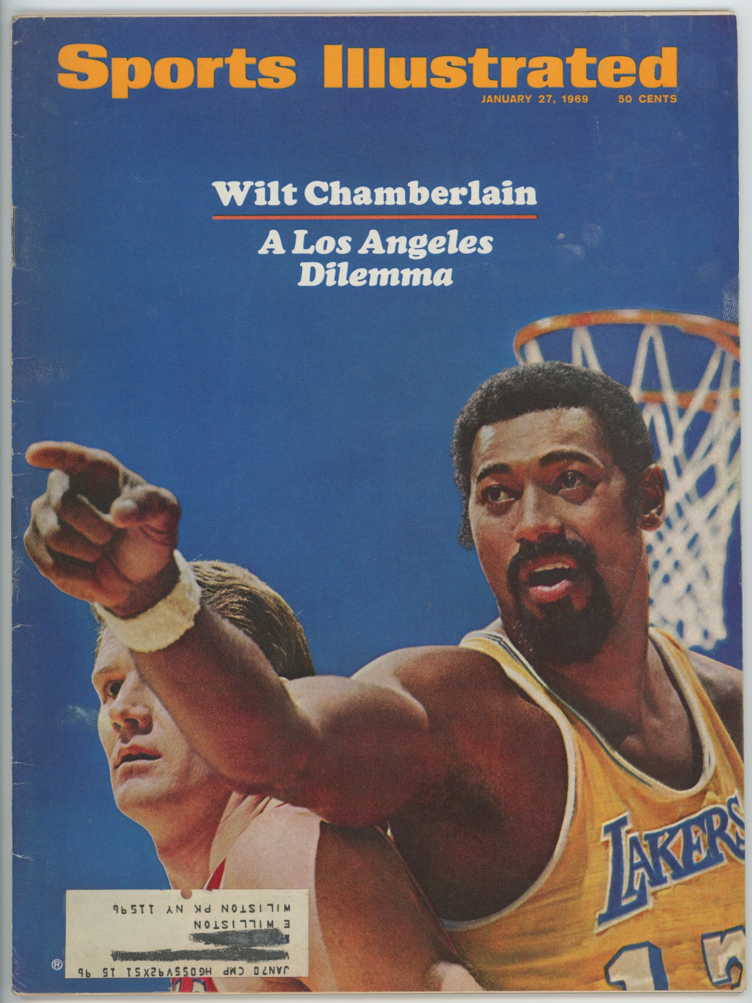 Wilt Chamberlain “A Los Angeles Dilemma” 1/27/69 EX ML