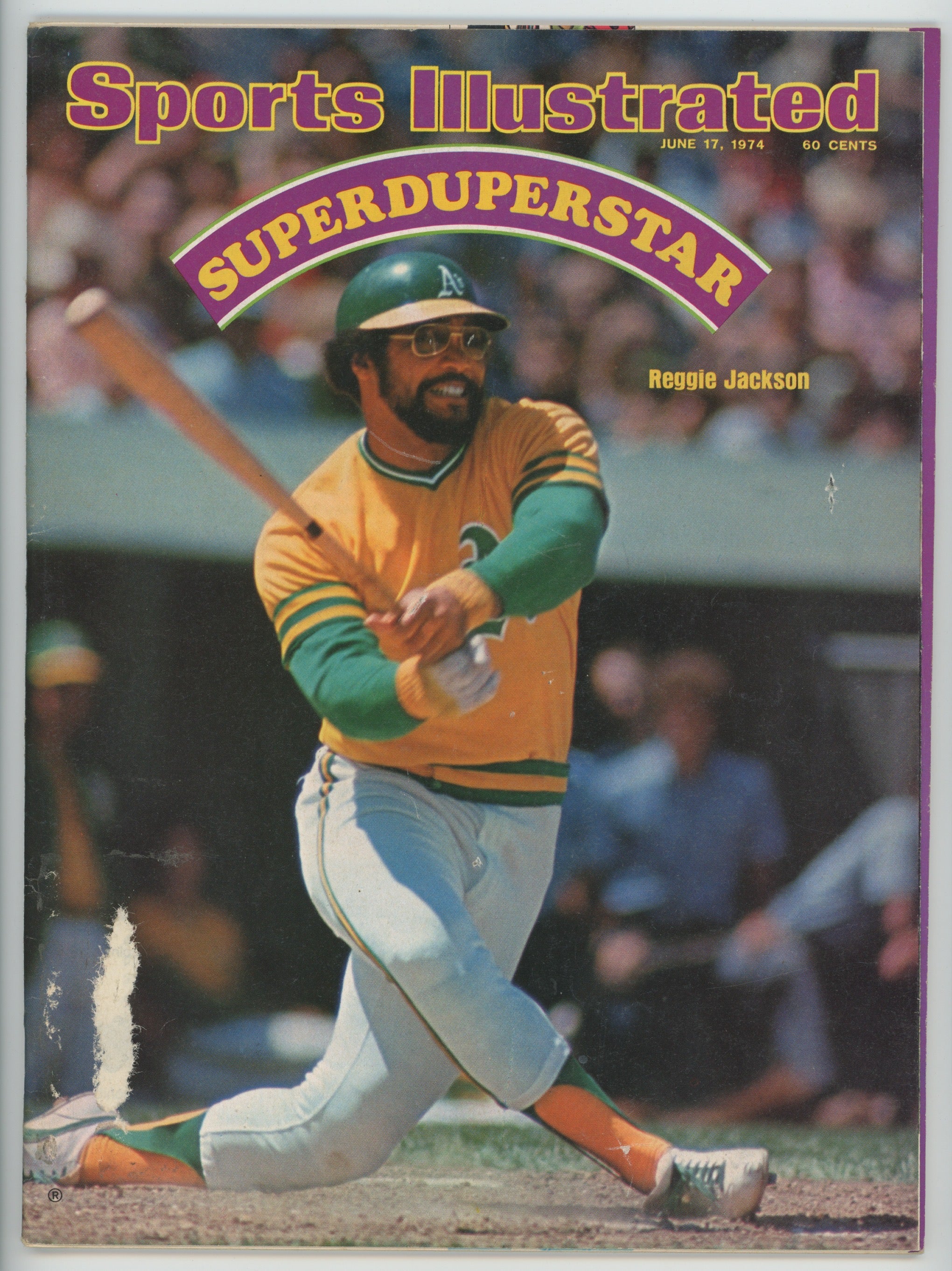 Reggie Jackson “Superduperstar” 6/17/74 VG-EX MLR Oakland A’s