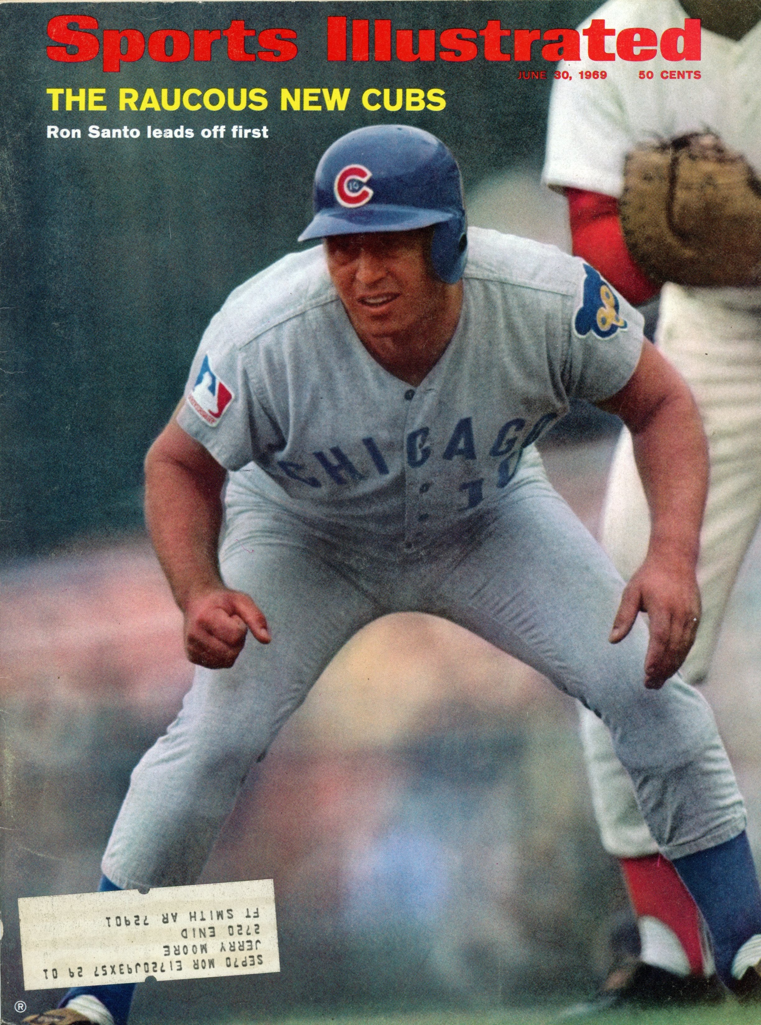 Ron Santo Chicago Cubs “The Raucous New Cubs” 6/30/69 EX ML