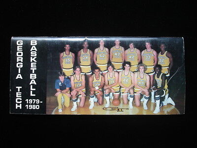 1979-80 Georgia Tech Basketball Media Guide EX+