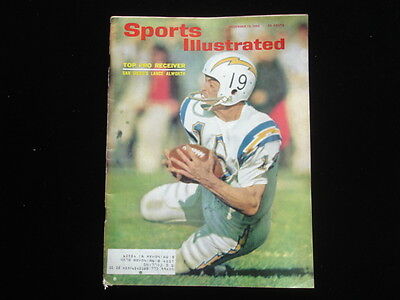 December 13, 1965 Lance Alworth Sports Illustrated Magazine EX+