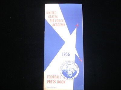 1956 United States Air Force Academy Football Media Book EX+