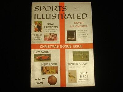 December 24, 1956 Sports Illustrated Magazine Christmas Newsstand Edition EX+