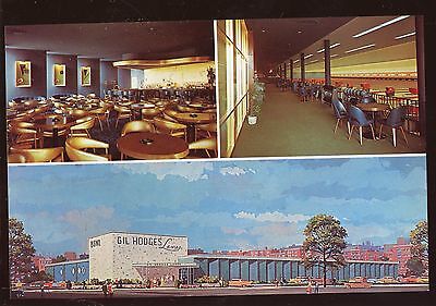 1960's Gil Hodges Bowling Lanes Jumbo Postcard NRMT