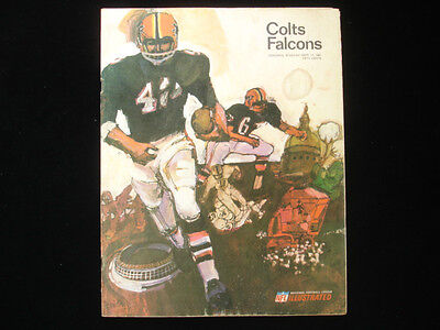 September 17, 1967 Baltimore Colts vs. Atlanta Falcons Official NFL Program