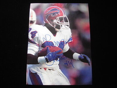 Thurman Thomas Buffalo Bills #34 Autographed 8x11 Magazine Page B&E Holo