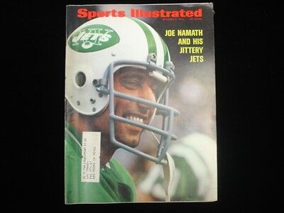 October 9, 1972 Sports Illustrated Magazine Joe Namath Cover EX