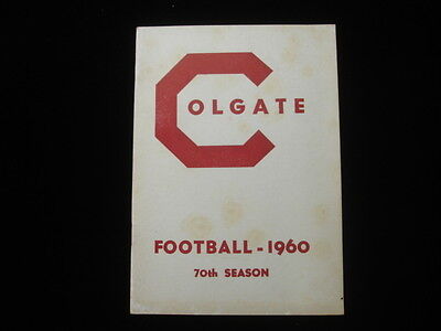 1960 Colgate University Football Media Guide EX+ 