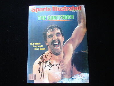 Gerry Cooney Autographed 8x11 Sports Illustrated Magazine Photograph B&E Holo