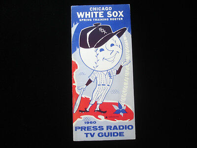 1960 Chicago White Sox Media Guide EX