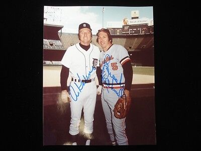 8" x 10" Autographed Al Kaline & Brooks Robinson Photograph B&E Holo