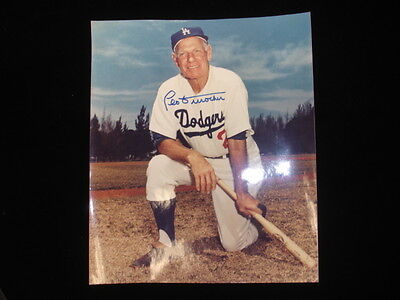 8" by 9.5" Autographed Photograph Leo Durocher B&E Holo