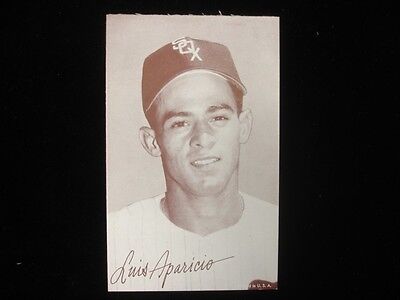 1947-66 Baseball Exhibit Card Luis Aparicio - Chicago White Sox - Portrait - EX+