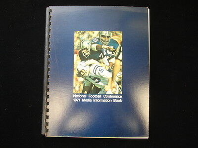 1971 National Football Conference Media Guidebook EX-NM