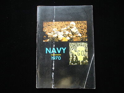 1970 United States Navy Academy Football Media Guide EX