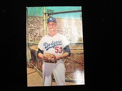 1960 Morrell Meats Los Angeles Dodgers Don Drysdale Card - VG/EX, Surface Wear