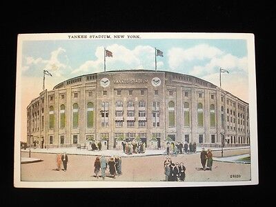 Vintage New York Yankees Yankee Stadium Postcard 5.5" x 3.5" - EX