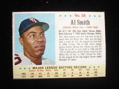 1963 Post Cereal #38 Al Smith Chicago White Sox Card EX+