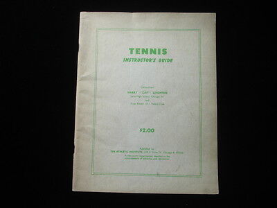 1958 Tennis Instructor's Guide EX