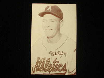 1947 - 66 Exhibit Card Bud Daley Oakland Athletics NM