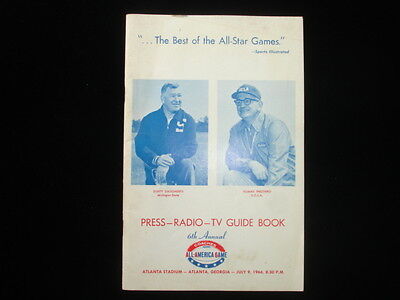 1966 All America Game College Football Media Guide EX+