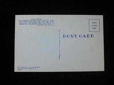 1953-55 Dormand #109 Allie Reynolds Post Card EX