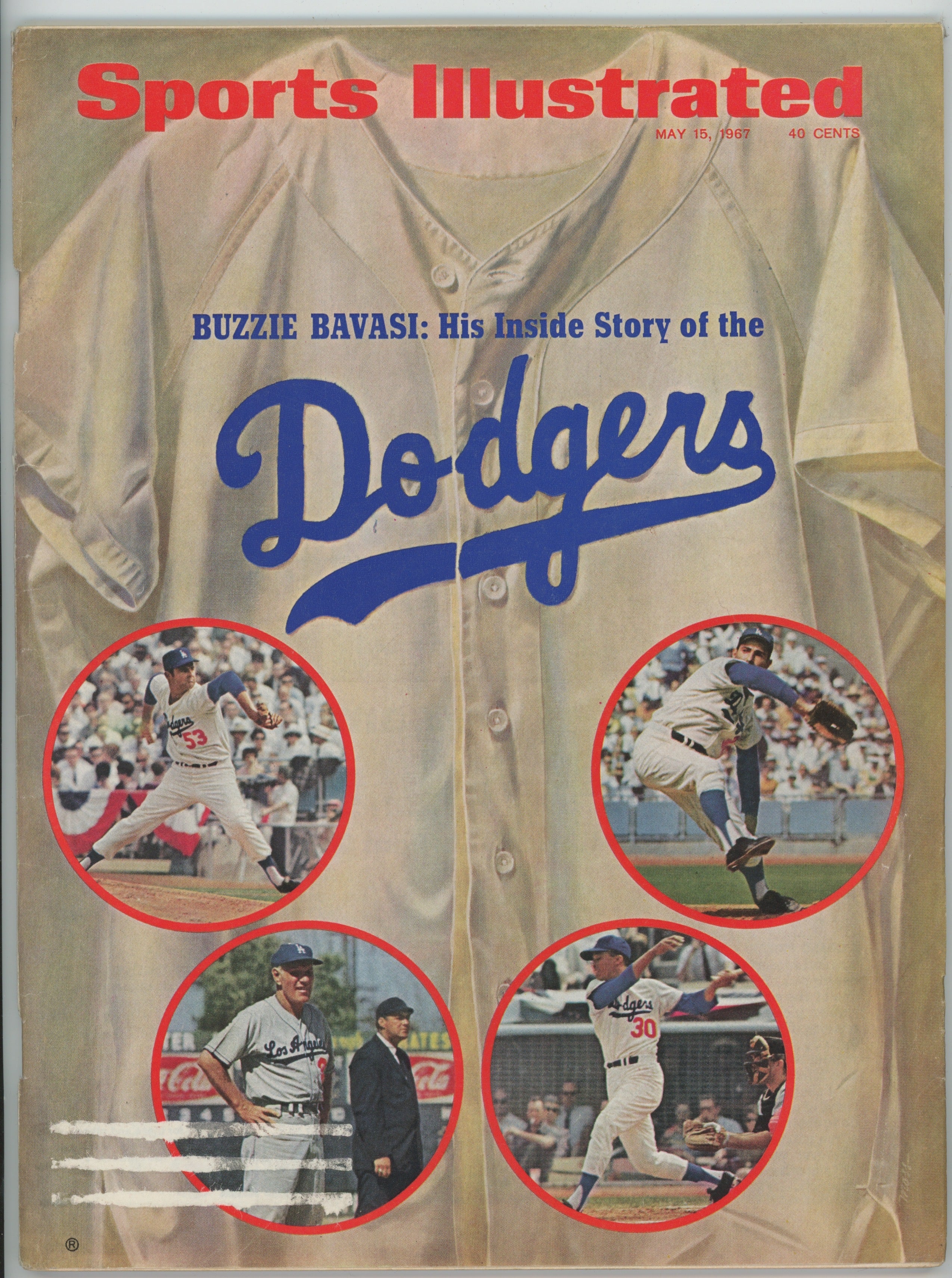 Buzzie Bavasi: His Inside Story of the Dodgers 5/15/67 EX RML