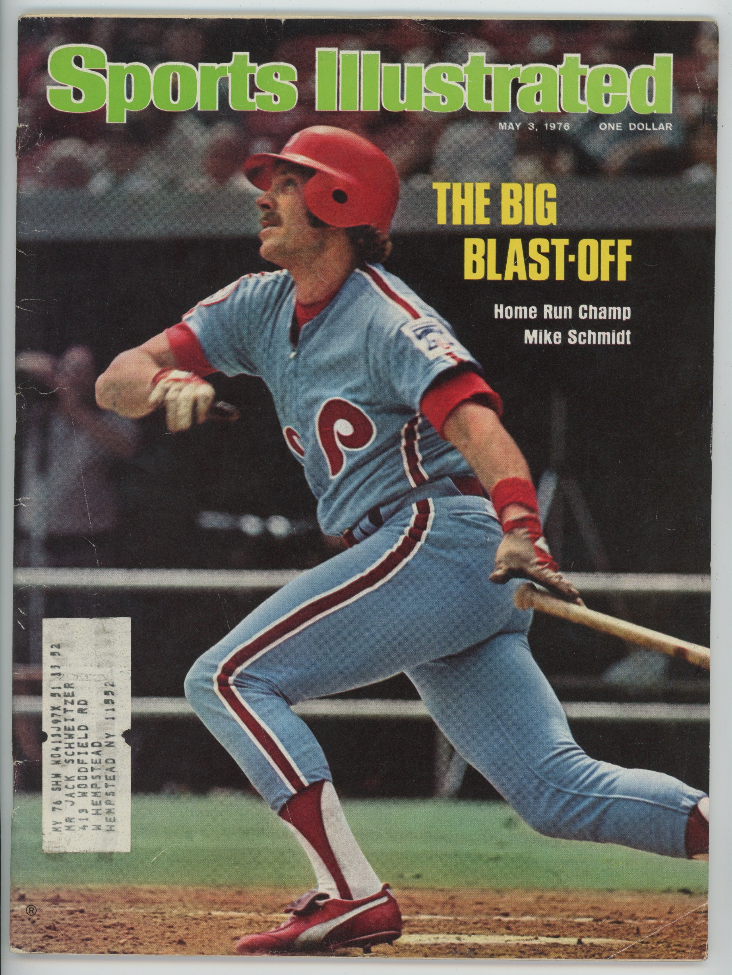 Mike Schmidt “The Big Blast-Off” 5/3/76 EX ML