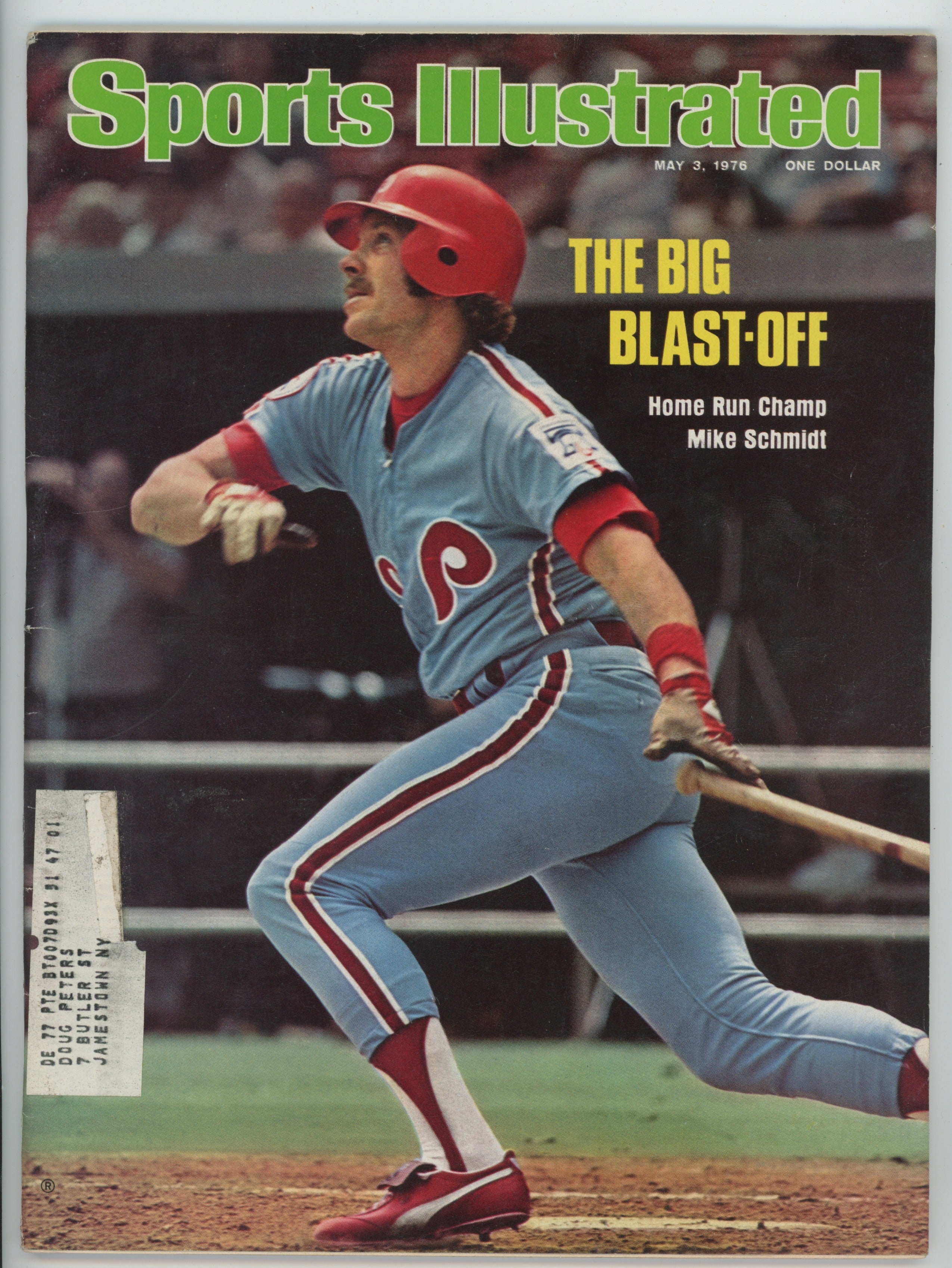 Mike Schmidt “The Big Blast-Off” 5/3/76 EX ML