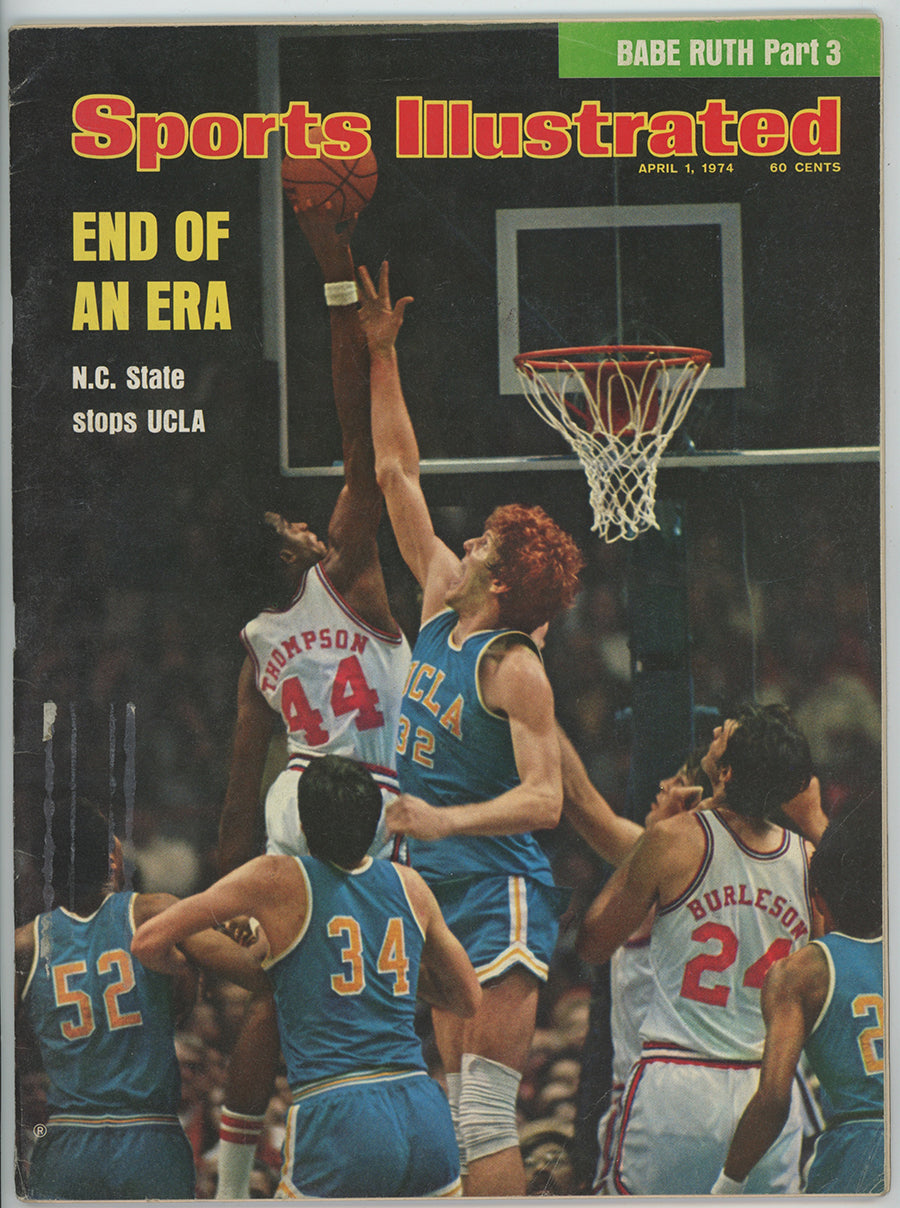 Bill Walton “End of an Era, N.C. State stops UCLA” 4/1/74 EX MLR